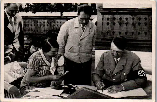 35506 - Sammelbilder - Sammelwerk Nr. 15 , Adolf Hitler , Gruppe 67 , Bild Nr.: 59 , In den Sommerferien auf dem Obersalzberg