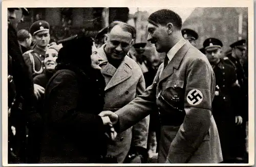 35512 - Sammelbilder - Sammelwerk Nr. 15 , Adolf Hitler , Gruppe 64 , Bild Nr.: 19 , Am Tage der Saarrückgliederung