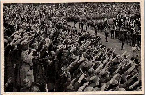 35537 - Sammelbilder - Sammelwerk Nr. 8 , Deutschland erwacht , Gruppe 32 , Bild Nr.: 68 , Der Nationalsozialistische Jugendtag 1932 in Potsdam