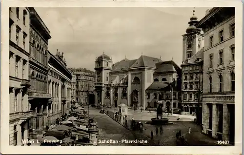 35655 - Wien - Wien I , Schotten Pfarrkirche , Freyung - gelaufen 1934