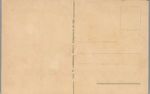 35670 - Niederösterreich - Ruine Hinterhaus mit Spitz an der Donau - nicht gelaufen 1916