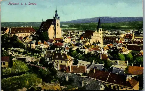 35675 - Niederösterreich - Krems an der Donau , Panorama - nicht gelaufen 1916