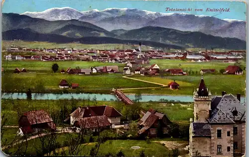 35684 - Steiermark - Knittelfeld , Totalansicht - gelaufen 1912