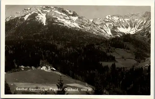 35715 - Niederösterreich - Preiner Gscheid , Gasthof Geyschläger , Rax - nicht gelaufen 1930