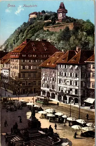 35719 - Steiermark - Graz , Hauptplatz - nicht gelaufen 1912