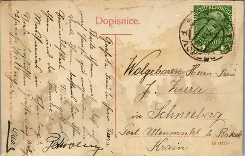 35737 - Tschechische Republik - Prerov , Mestsky sad Michalov - gelaufen 1913