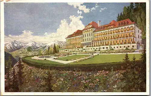 35741 - Künstlerkarte - Otto Stoitzner , Murau Stolzalpe , Kurhaus der Landes Sonnenheilstätten - nicht gelaufen 1935
