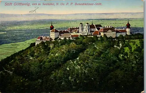 35764 - Niederösterreich - Stift Göttweig , P. P. Benediktinerstift - nicht gelaufen 1916