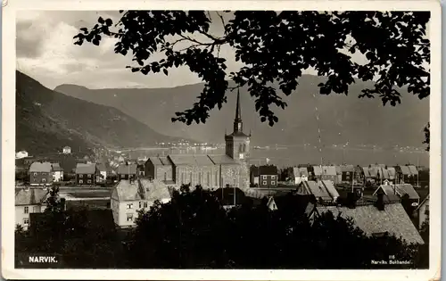 35785 - Norwegen - Narvik , Panorama - nicht gelaufen