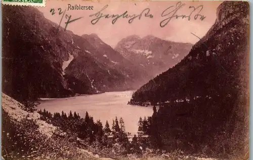 35787 - Italien - Raiblersee , Raibler See - gelaufen 1907