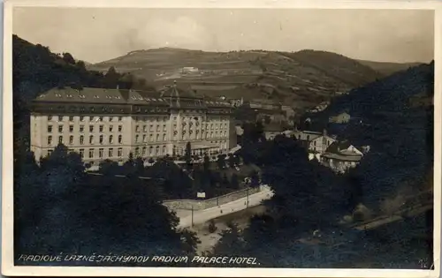 35804 - Tschechische Republik - Jachymov , Joachimstal , Radiove Lazne Jachymov Radium Palace Hotel - nicht gelaufen