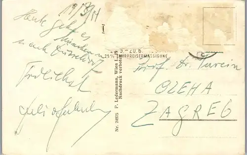 35830 - Wien - Blick vom Stefansturm , Stephansturm - gelaufen