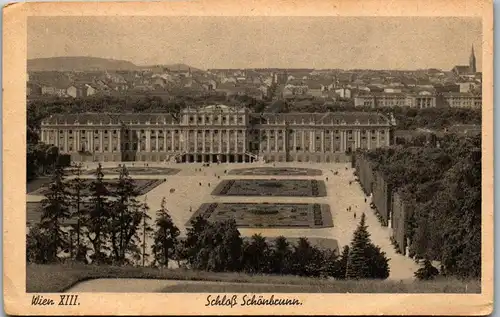 35832 - Wien - Wien XIII , Schloß Schönbrunn - nicht gelaufen