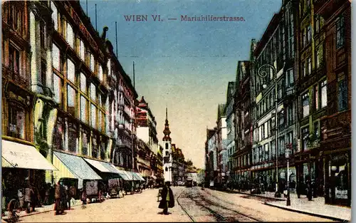 35833 - Wien - Wien VI , Mariahilferstrasse - nicht gelaufen 1917