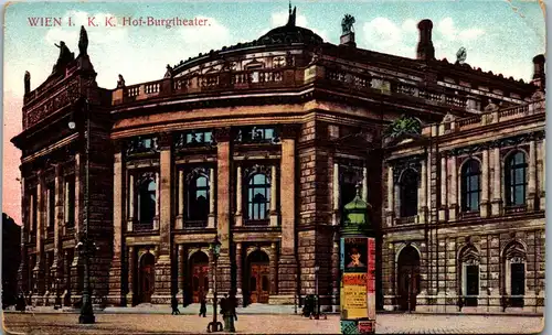 35835 - Wien - Wien I , K. k. Hof - Burgtheater - nicht gelaufen