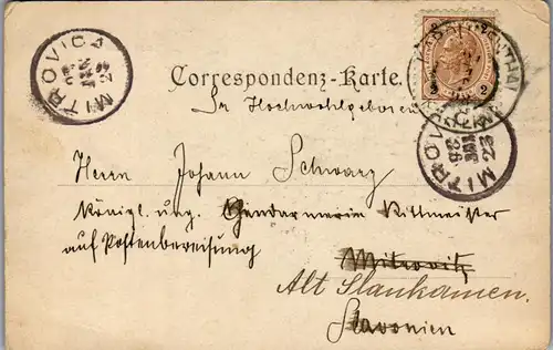 35857 - Tschechische Republik - Praha , Gruss aus Prag , Ghetto - gelaufen 1898