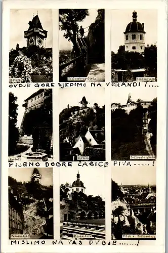 35859 - Steiermark - Graz , Mehrbildkarte - gelaufen 1938