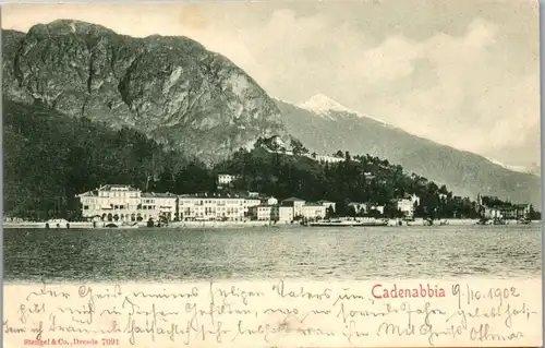 35875 - Italien - Cadenabbia - nicht gelaufen 1902