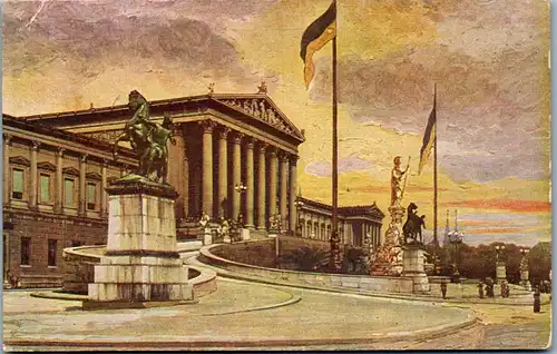 35879 - Wien - Wien I , Parlament - nicht gelaufen