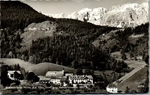35883 - Steiermark - Pichl an der Enns gegen Scheichenspitze , Alpengasthof - nicht gelaufen 1972