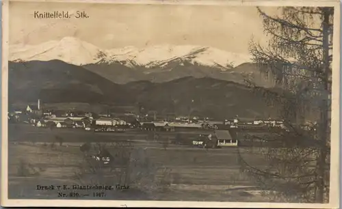 35886 - Steiermark - Knittelfeld , Totalansicht - gelaufen 1916
