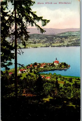 35890 - Kärnten - Maria Wörth am Wörthersee , Wörther See - nicht gelaufen 1918