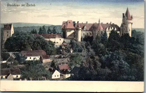 35908 - Tschechische Republik - Zleb , Pozdrav ze Zlebu - gelaufen 1925