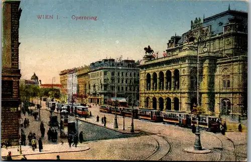 35953 - Wien - Wien I , Opernring - nicht gelaufen 1917