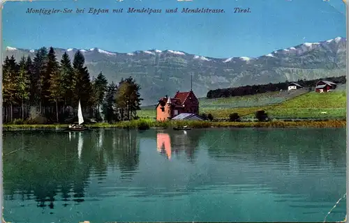 35969 - Italien - Eppan , Montiggler See moit Mendelpass und Mendelstraße - nicht gelaufen