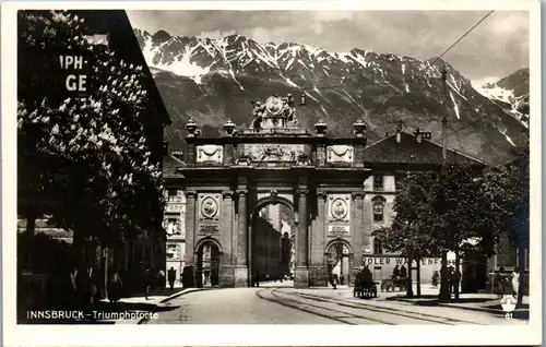 35977 - Tirol - Innsbruck , Triumphpforte - nicht gelaufen