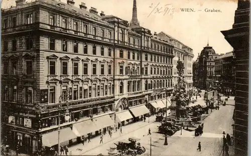 35981 - Wien - Graben - gelaufen 1913