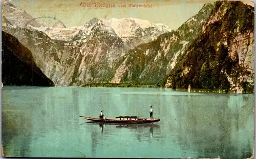 35984 - Deutschland - Der Königssee vom Malerwinkel - gelaufen 1911