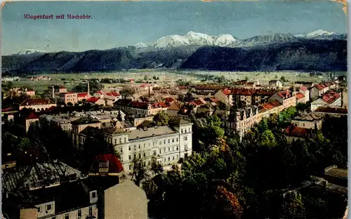 36002 - Kärnten - Klagenfurt mit Hochobir - gelaufen 1918