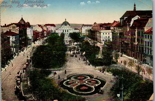 36003 - Ukraine - Lemberg , Lwiw , Waty Hetmanskie , Hetmanski Wallen , Militätzensur - gelaufen 1915