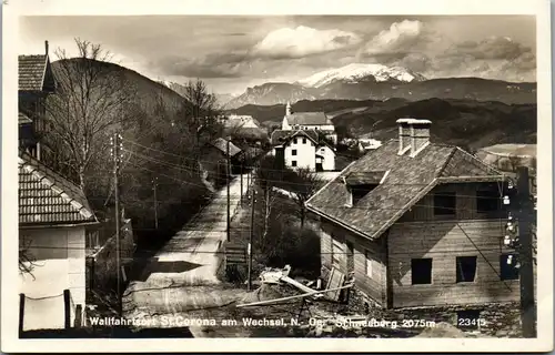 36009 - Niederösterreich - St. Corona am Wechsel , Schneeberg , Wallfahrtsort - gelaufen 1928