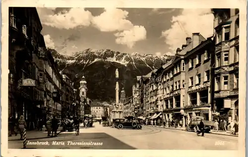 36010 - Tirol - Innsbruck , Maria Theresienstrasse - gelaufen 1932