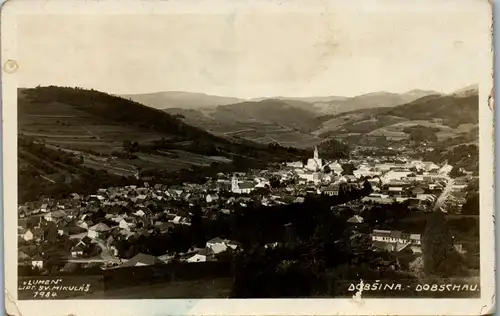 36017 - Slowakei - Dobsina , Dobschau , Panorama - gelaufen
