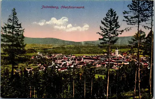 36028 - Steiermark - Judenburg , Panorama - nicht gelaufen 1917
