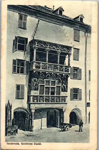 36034 - Tirol - Innsbruck , Goldenes Dachl - gelaufen
