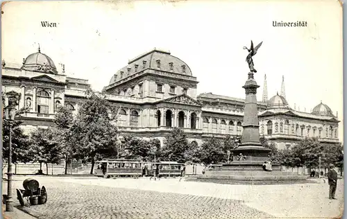 36036 - Wien - Universität - gelaufen 1912