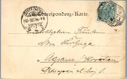 36045 - Wien - Schönbrunn , Neptungrotte  - gelaufen 1900
