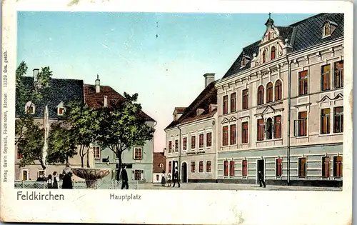 36057 - Kärnten - Feldkirchen , Hauptplatz - nicht gelaufen