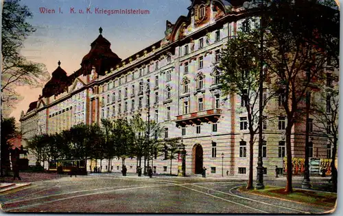 36064 - Wien - Wien I , K. u. k. Kriegsministerium - gelaufen 1916