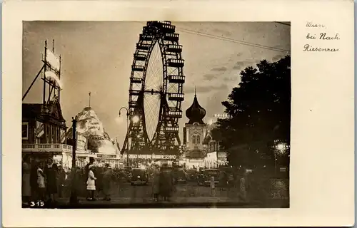 36073 - Wien - Wien bei Nacht , Riesenrad , Prater  - nicht gelaufen