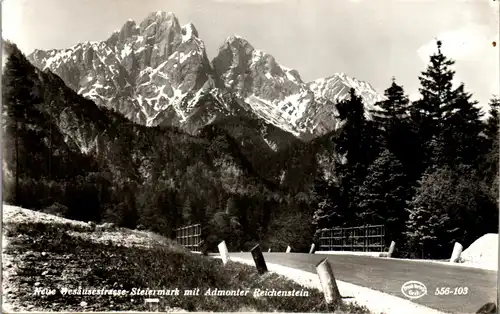 36103 - Steiermark - Gesäuse , Neue Gesäusestrasse mit Admonter Reichenstein - nicht gelaufen 1940