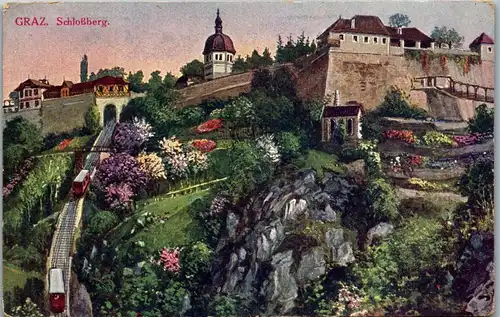 36116 - Steiermark - Graz , Schloßberg - gelaufen 1924