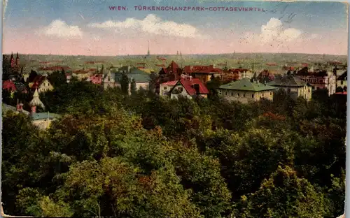 36119 - Wien - Türkenschanzpark , Cottageviertel - gelaufen