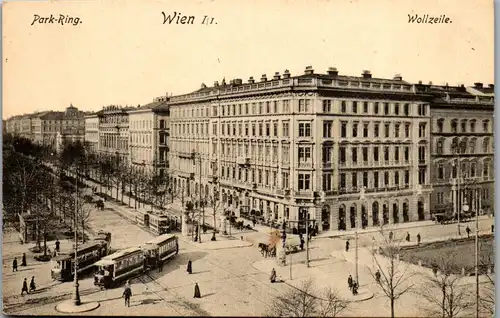 36132 - Wien - Park Ring , Wollzeile - nicht gelaufen 1920