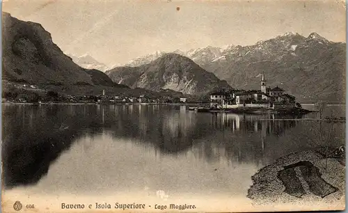 36143 - Italien - Baveno e Isola Superiore , Lgo Maggiore - nicht gelaufen