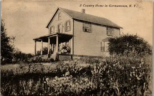 36145 - USA - New York , A Country Home in Germantown - gelaufen 1928